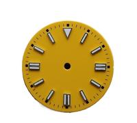 Hyuwdai 1pcs 28.5 Diametro Singolo/No Calendario Orologio con Blu-Verde Luminoso Quadrante e Lancette Adatto per NH35/2815/2836 Movimento Orologi Accessori, No.9 Nh35 2815, misura unica