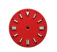 Hyuwdai 1pcs 28.5 Diametro Singolo/No Calendario Orologio con Blu-Verde Luminoso Quadrante e Lancette Adatto per NH35/2815/2836 Movimento Orologi Accessori, N. Nh35 2815, misura unica