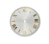Hyuwdai 1pcs 28.5mm Numeri NH35 Orologio Quadrante Adatto Sunburst Grano NH35 Movimento Mod Dial Data Windows Vintage Man Watch, A1, misura unica