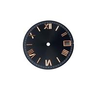 Hyuwdai 1pcs 28.5mm Numeri NH35 Orologio Quadrante Adatto Sunburst Grano NH35 Movimento Mod Dial Data Windows Vintage Man Watch, A6, misura unica