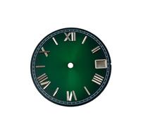 Hyuwdai 1pcs 28.5mm Numeri NH35 Orologio Quadrante Adatto Sunburst Grano NH35 Movimento Mod Dial Data Windows Vintage Man Watch, A8., misura unica