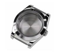 Hyuwdai 1pcs 36mm 39mm Cassa Dell'orologio In Acciaio Con Cristallo Zaffiro Per SKX007 Nh35 Nh36 Movimento Meccanico Automatico SKX007, 36mm, Agata