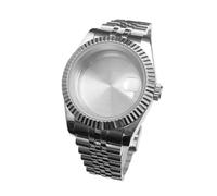 Hyuwdai 1pcs 36mm/39mm Vetro Zaffiro Per Gli Uomini Cassa Della Vigilanza Fit NH35 NH36 NH34 Movimento FashionWaterproof Acciaio Inox, 36mm case NH35 NH36, Agata
