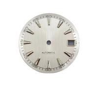 Hyuwdai 1pcs Nh35 Quadrante S Logo 28.5mm Scala Quadrante Adatto per NH35 NH36 Movimento Nessun Luminoso Orologio Accessori Strumento di Riparazione, K-698, S Dial
