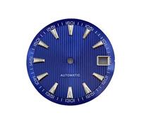Hyuwdai 1pcs Nh35 Quadrante S Logo 28.5mm Scala Quadrante Adatto per NH35 NH36 Movimento Nessun Luminoso Orologio Accessori Strumento di Riparazione, K-700, S Dial