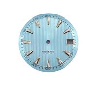 Hyuwdai 1pcs Nh35 Quadrante S Logo 28.5mm Scala Quadrante Adatto per NH35 NH36 Movimento Nessun Luminoso Orologio Accessori Strumento di Riparazione, K-697, S Dial