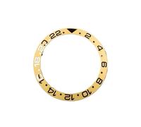 Hyuwdai Anello inserto con castone in ceramica/alluminio da 38 mm, diametro interno 30,5 mm, adatto for accessori for orologi con cassa da uomo da 40 mm(05)