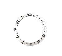 Hyuwdai Anello inserto con castone in ceramica/alluminio da 38 mm, diametro interno 30,5 mm, adatto for accessori for orologi con cassa da uomo da 40 mm(01Aluminium Ring)