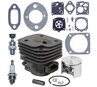 HYUYRFJR 52mm for Kit guarnizioni pistone Cilindro Ni-kasil for Motosega Hus 268 272 272K 272XP 61 574331601 503758172