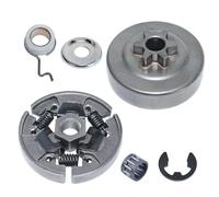 HYUYRFJR Kit pignone Tamburo Frizione a 6 Denti for Motosega STL 021 023 025 MS180 MS210 MS230 MS250 1123 160 2001 con ingranaggio a Vite Senza fine E-Clip