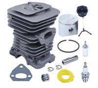 HYUYRFJR Kit pistone Cilindro da 40 mm for Motosega Hus 136 137 141 142 Repalce 530069941 Tappo Carburante Linea Filtro Cuscinetto ad Aghi