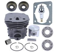 HYUYRFJR Kit pistone Cilindro da 45 mm for Motosega Hus 353 346XP 350 537253002 Cuscinetto paraolio Parti di Attrezzi da Giardino a 2 Tempi