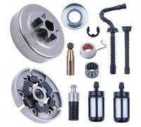 HYUYRFJR Kit Pompa Olio pignone Tamburo Frizione for STL 021 023 025 MS230 MS250 Sega US, Tamburo Frizione 325"-7T, Frizione, rondella Frizione