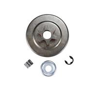 Hyvander Pignone Tamburo Frizione Passo 3/8 6T con rondella E Kit Clip Compatibile con 017 018 021 023 025 MS170 MS180 MS210 MS230 MS250