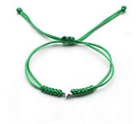 HYXX Bracciale Intrecciato, Braccialetti Con Ciondoli Pentagramma Regolabili In Argento Amicizia Corda Intrecciata Verde Fatto A Mano Etnico Per Donna Uomo Bambino Braccialetto Buona Fortuna