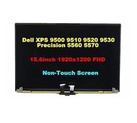 Hyyudiut New Genuine for XPS 9510 LCD Screen Assembly FHD+ Non-Touch Silver DW7XN 15.6''(2)