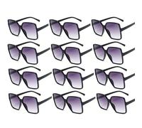 HYYZZC 1/3/4/5pcs Occhiali da sole Oversize Donne Moda Personlity Gradiente Occhiali Da Sole Femminili Outdoor Shades, 12 pezzi Z04, Taglia unica