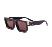HYYZZC Occhiali da sole per uomo, occhiali da sole vintage alla moda, retrò, da donna, di tendenza, punk, 1 pezzo