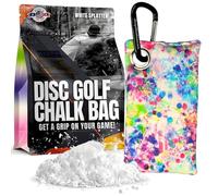 HYZER HOUND DISCS Borsa per gessetti da golf, si attacca alla borsa con moschettone, migliora la presa per la consistenza, accessori essenziali per il golf, gesso (bianco