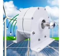 HYZHANHONG 10000w 3 Fase senza ingranaggio a magnete permanente AC Alternatore 12V 24V 48 V 220 V Generatore di turbina a vento ad acqua bassa rpm con base per turbina d'acqua della turbina eolica,24V