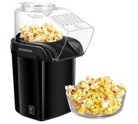 HYZHANHONG 1200W Nostalgia Popcorn Popcorn Maker con misurino e Coperchio Rimovibile, 3 Minuti Veloce Popcorn Popper Machine per Film casalingo
