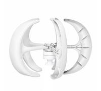 HYZHANHONG 12V, Generatore Eolico a Braccio Verticale 12000W Basso Rumore Bassa velocità di Avvio Vento 12V 24V 48V Mulino a Vento Sistema Fuori Rete con Controller MPPT (5 Pale)
