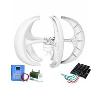 HYZHANHONG 12v, Turbina Eolica Verticale 12000W 12V 24V 48V Piccolo Mulino a Vento Energia Gratis 220V per Casa e Fattoria Inviata a Controller MPPT