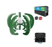 HYZHANHONG 12v, Turbine eoliche silenziose da 12000W, generatore Eolico, velocità del Vento nominale 12 m/s, 12V 24V 48V, Pale in Fibra, Mulino a Vento Orizzontale per energia Domestica