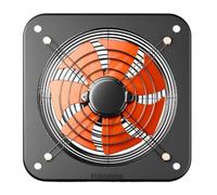 HYZHANHONG 14 Inches,Ventilatore Portatile del Flusso di Scarico, 10/12 / 14 Pollici Ventilatori di sfiato a Parete Ventilatore di Scarico della Finestra Senza Rumore per la casa, Il Bagno, la Cucina