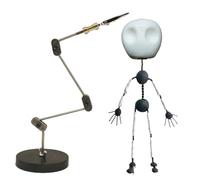 HYZHANHONG 17CM, Figura di burattino in Metallo 12CM-20CM, Kit di Armature Fai-da-Te per Stop Motion con Mani e Teschio, per Animazione in Stop Motion e modellazione in Argilla