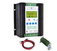 HYZHANHONG 220V, 12V 24V 48V 220V Wind Solar Hybrid Charge Controller Adatto per Wind E Solar Power Charge Controller Energia eolica con Display LCD, 24V-1800W
