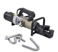 HYZHANHONG 25mm,Piegatrice idraulica elettrica Portatile per Tondo per Cemento Armato, piegatrice Portatile per Tondo per Cemento Armato, per Tondo per Cemento Armato da 8 mm-28 mm
