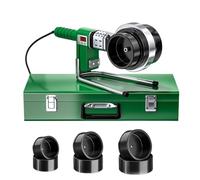 HYZHANHONG 3M, Macchina per Saldatura a Caldo per Tubi con Display Digitale 220V 2000W Portatile 75-110 mm, Saldatore per Tubi d'Acqua in PPR con Display Digitale, Adatta per la Saldatura