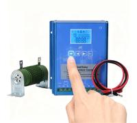 HYZHANHONG 48V, Regolatore di Carica Boost duale MPPT da 5000W per energia eolica e Solare, con Display LCD, per turbina eolica e Pannello Solare, 24V