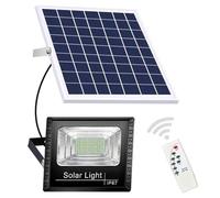 HYZHANHONG 500W, Faro Solare da Esterno ad Alta luminosità, Luce di Sicurezza Solare LED Impermeabile con Interruttore Automatico e Telecomando, Tempo di Illuminazione Regolabile (200W)