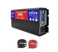 HYZHANHONG 72V to 110V 50HZ,Inverter Portatile per Auto da 72 V, converte da DC 12 V 24 V 48 V 60 V a 110 V 230 V CA con Display a LED per Auto, Camper, Inverter a Onda sinusoidale Pura (5000 W)
