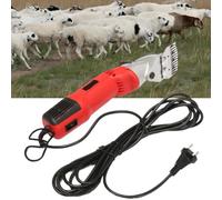 HYZHANHONG Forbici elettriche per Lana ad Alta Potenza da 220 V/900 W, Forbici elettriche Resistenti a 6 velocità, Basse Vibrazioni per Cavalli, Pecore, Alpaca e capre (Rosse)
