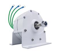 HYZHANHONG Generatore A Magnete Permanente 2000W A Bassa velocità 50HZ, Motore Alternatore Trifase 12V-220V con Base, Adatto per Turbine Idrauliche/Eoliche,12v