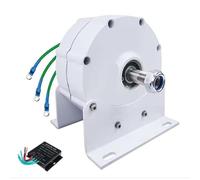 HYZHANHONG Generatore a magneti permanenti Senza Ingranaggi 48V, 100W-3000W con Base, Uscita AC trifase 12V-220V, generatore di energia Libera a Bassa RPM per energia eolica,48V