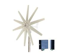 HYZHANHONG Generatore a Mulino a Vento da 14000W Adatto per Sistema Ibrido Solare e Eolico Kit generatore Eolico da 12V 24V 48V per Barca, Camper e casa,220v