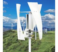 HYZHANHONG Generatore di Corrente alternata eolica 10000 12V 24V 48V 220V Generatore di Turbine eoliche Kit di energia eolica a 3 Pale con Controller Adatto per Cortili e all'aperto,24V