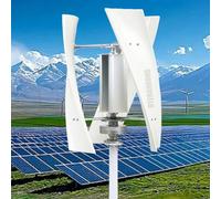 HYZHANHONG Generatore di Turbine Eoliche Ad ASSE Verticale A Bassa velocità 6000 W 12V-220V Energia Libera Turbina Eolica Domestica con Controllore per Casa, Barche, Illuminazione Stradale,220v