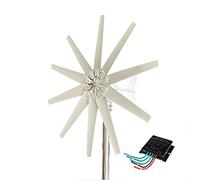 HYZHANHONG Generatore di Turbine Eoliche All'aperto di Nuova Energia da 6000 W con Controller 12V 24V 48V 220V AC Generatore di Turbina Eolica di Livello Senza Rumore per Strade E Zone Montuose,220v