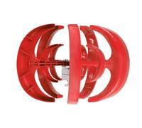 HYZHANHONG Generatore Eolico Verticale Ad Alta Efficienza 3KW A Basso Rumore, Turbina Eolica A 5 Pale A Lanterna 12V 24V 48V Adatta per La Produzione di Energia All'aperto,12v