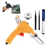 HYZHANHONG Giallo,Pistola per Saldatura Automatica Portatile da 60 W, Kit Saldatore Elettrico Strumento di Saldatura 110V 220V, Adatto per circuiti Stampati, Fai da Te Domestico