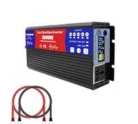 HYZHANHONG Inverter di Emergenza a Onda sinusoidale Pura da 3000 W, Caricabatterie, Fase Divisa, Ingresso CC 12 V 24 V 48 V 60 V 72 V Uscita CA 220 V convertitore Bassa frequenza,24v to 220v 60hz