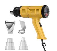 HYZHANHONG Kit Pistola ad Aria Calda per impieghi gravosi da 2000 W con 4 ugelli 50-650 °C Temperatura Regolabile Adatto per Applicazioni di Film per Auto