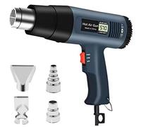 HYZHANHONG Kit Professionale per Saldatura della Plastica Pistola Termica Portatile Display Digitale Controllo Infinito della Temperatura Adatto per Applicazione su Pellicola per Auto (2000W)