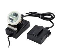 HYZHANHONG Lampada Frontale da Miniera di Sicurezza 1 6 LED | Cappello Casco da Minatore con Lampada per Tunnel Sotterranei, Lavoro all'Aperto (Luce Bianca)