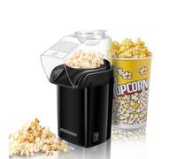 HYZHANHONG Mini Macchina per Popcorn, Macchina per Popcorn Portatile, Macchina per Popcorn ad Aria, Veloce e Facile da Usare, per Famiglie con e Feste, Nero
